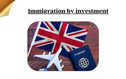 Immigration by investment