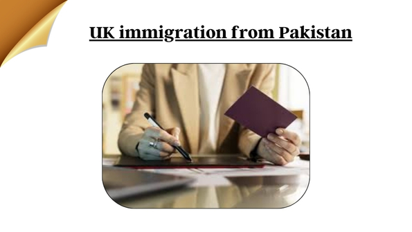 UK immigration from Pakistan